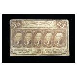 25-cents Fractional currency, 1st Issue