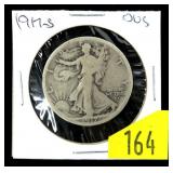 1917-S Obverse Walking Liberty half dollar