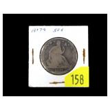 1877-S U.S. Seated Liberty half dollar