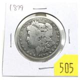 1879 silver dollar