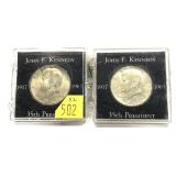 x2- Half dollars, 90% -x2 half dollars -Sold by