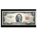 $2 Red Seal star note series of 1953B, Unc.
