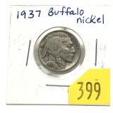 1937 Buffalo nickel