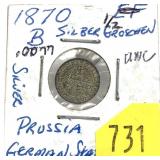 1870 German silver groschen