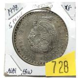 1948 Mexican 5 pesos