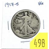 1917-S half dollar