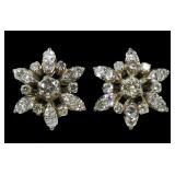 14K White gold round brilliant cut diamond