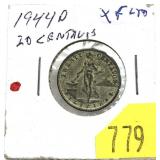 1944 Philippines 20-cents