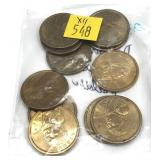 x11- Dollars, mixed dates -x11 dollars -Sold by