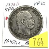 1876 German 5 marks