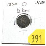 1860 half dime