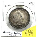 1893 Columbian half dollar