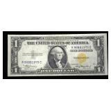 $1 silver certificates series of 1935A, North