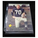 Lot, 9- 8x10 NFL Photos: Sam Huff, Charlie