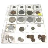 Lot, world coins, 30 pcs.
