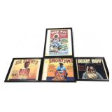 Lot: Assorted vintage advertising prints - in