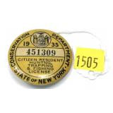 1935 New York State Hunting, Trapping and