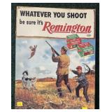 Remington Tin sign, 16 1/2" x 12 1/2"