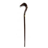Wooden Hand carved Crane cane/ walking stick