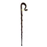 Wooden Hand carved Snake cane/ walking stick