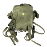 U.S. WWII Backpack with rain jacket
