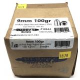 Case of 9mm 100-grain hollow base round nose