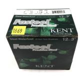 Box of 12 Ga. 3" No. 3 steel waterfowl Kent