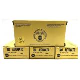 x4- Boxes of .380 Auto 95-grain MC UMC cartridges