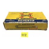 Vintage box of .35 REM. 200-grain silvertip