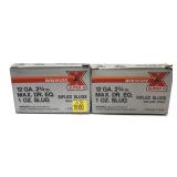 x2- Boxes of 12 Ga. 2.75" rifled HP Winchester