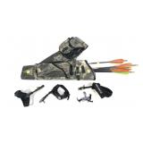 Lot: 3 True fire Archery releases and Camo