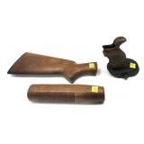 Lot: Mossberg 590 wooden stock and forearm and