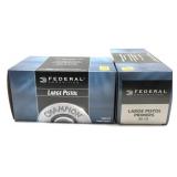 x2- Boxes of large pistol primers No. 150, Federal