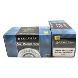 x2- Boxes of small Magnum pistol primers No. 200,