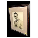 WWII Solider photo, frame size: 16" x 14"