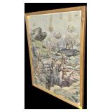 WWI Print/poster , frame size: 21" x 17