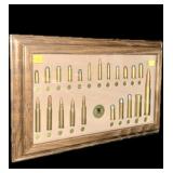 NRA Cartridge Display, frame size: 11" x 17.5"