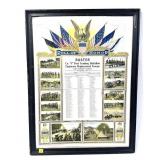 Roll of Honor cardboard/poster,