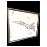 Hornet from VMFA-314 signed and numbered print,