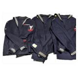 Lot: 3 U.S. WWII Navy Shirts
