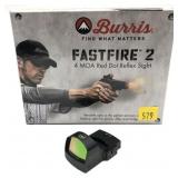 Burris Fastfire 2 4 MOA Red dot reflex sight, in