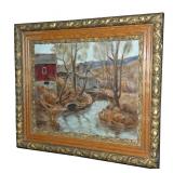 17" x 21" O/C signed F.A. Barney, Framed,