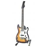 Synsonics electric guitar with stand,