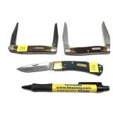 Lot, Schrade Old Timer knives: 2-2-blade knives