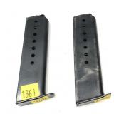 Lot: 2 P38 9mm magazines