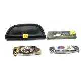 Lot, Franklin Mint decorative folding knife with