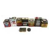 Lot: 7 Assorted Vintage cans of powder and