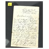 1862 - Civil War Letter: