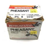 Box of Winchester 16 ga. 2 3/4" Pheasant shot