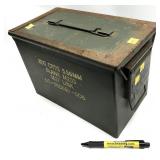 Large metal ammo can